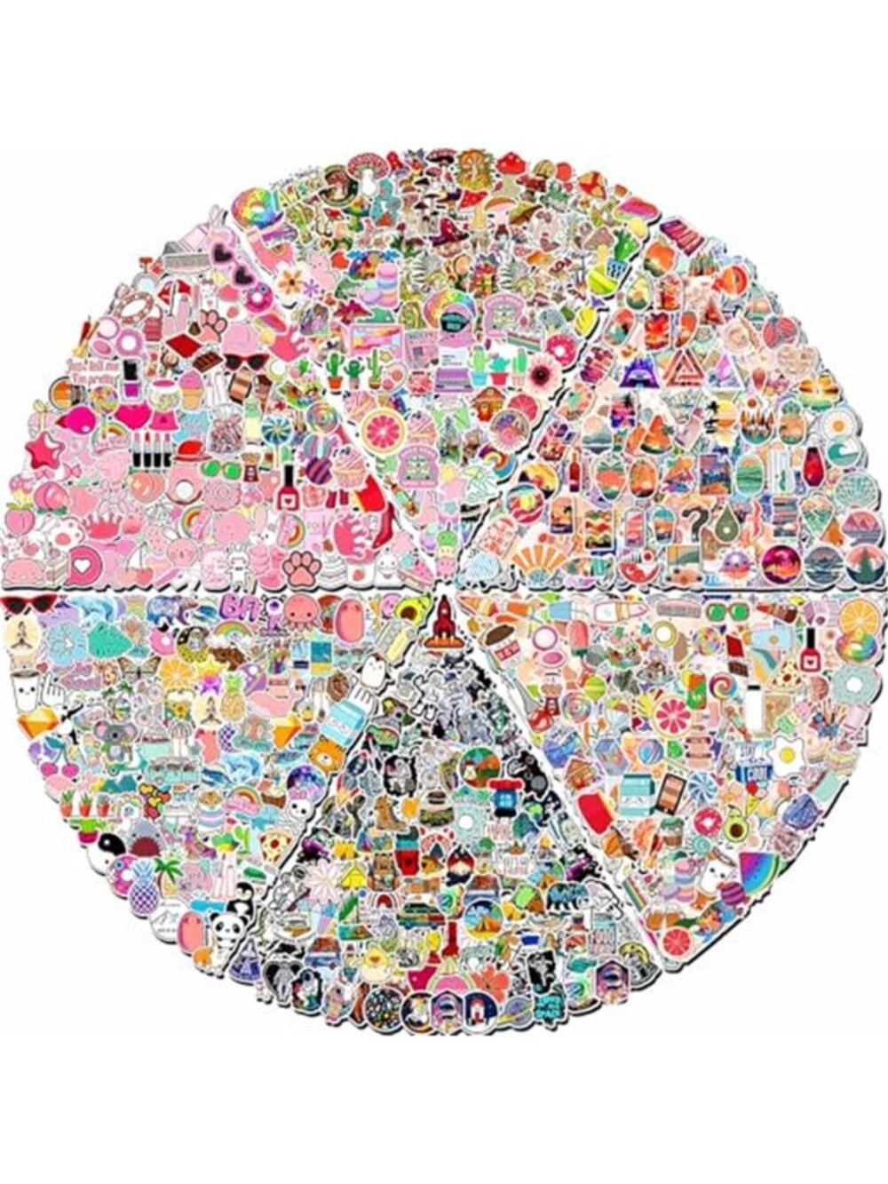 Arme Cute Stickers Bulk, Waterproof Stickers for Water Bottles Pack 600PCS